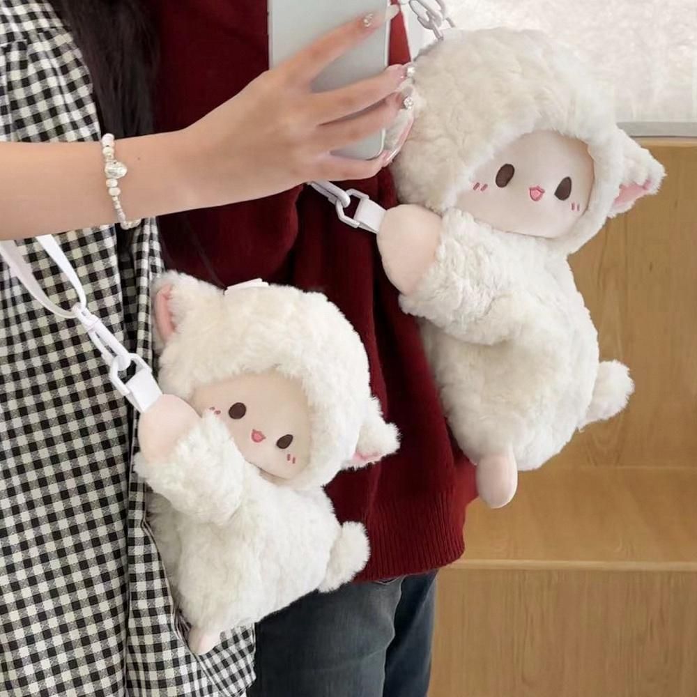 Cute Lamb Plush Bag ( Small )